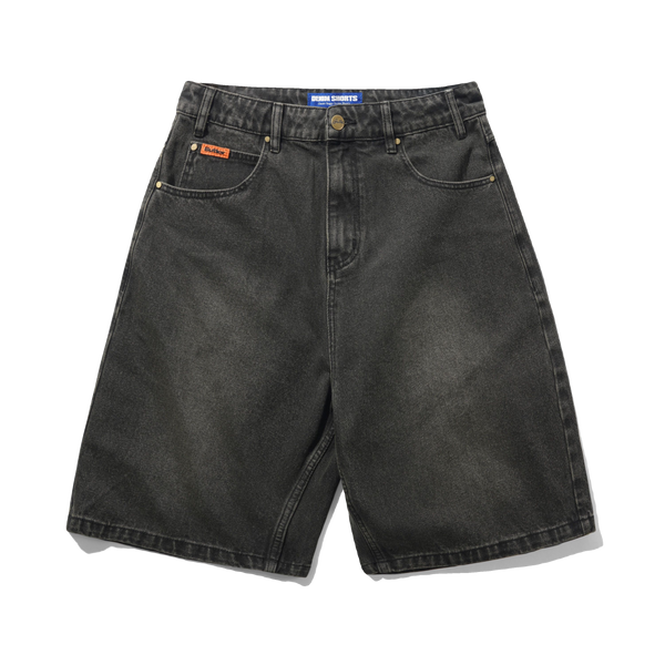 Butter Goods Baggy Denim Shorts, Faded Black