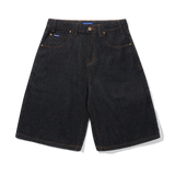 Baggy Denim Shorts, Raw Indigo
