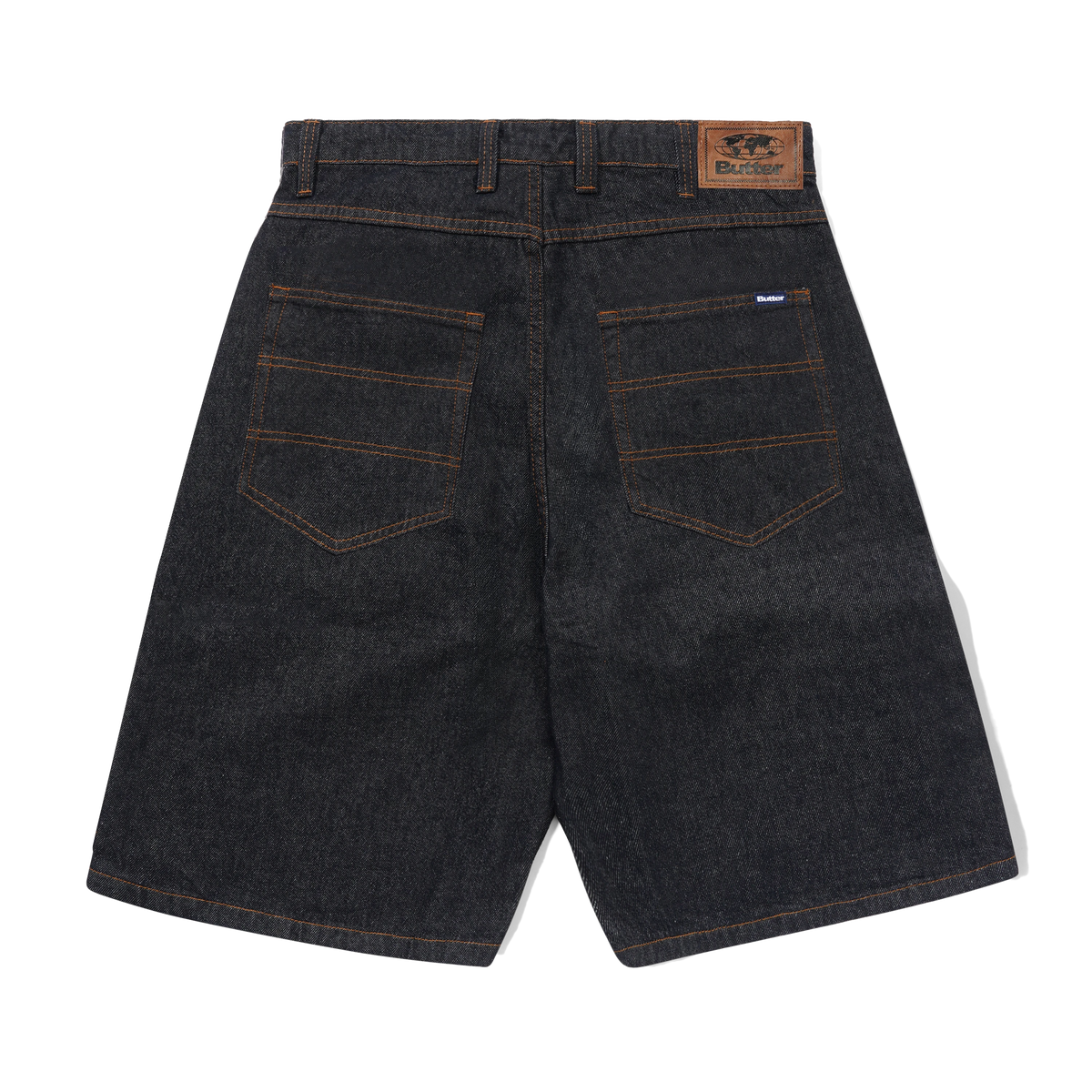 Baggy Denim Shorts, Raw Indigo
