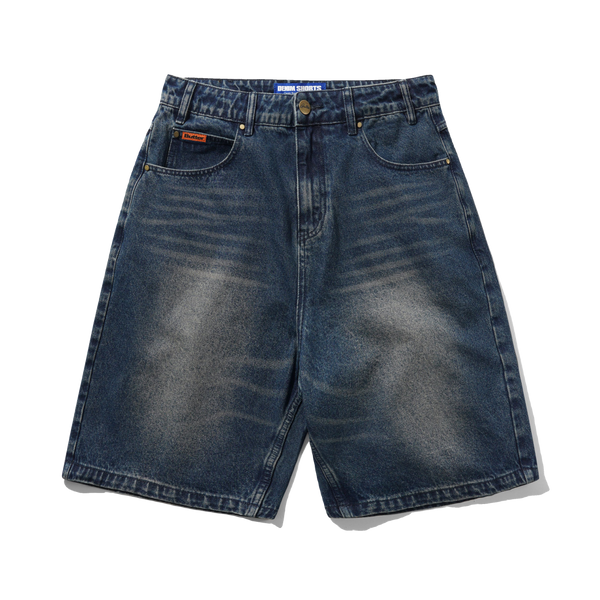 Butter Goods Baggy Denim Shorts, Vintage Indigo Wash