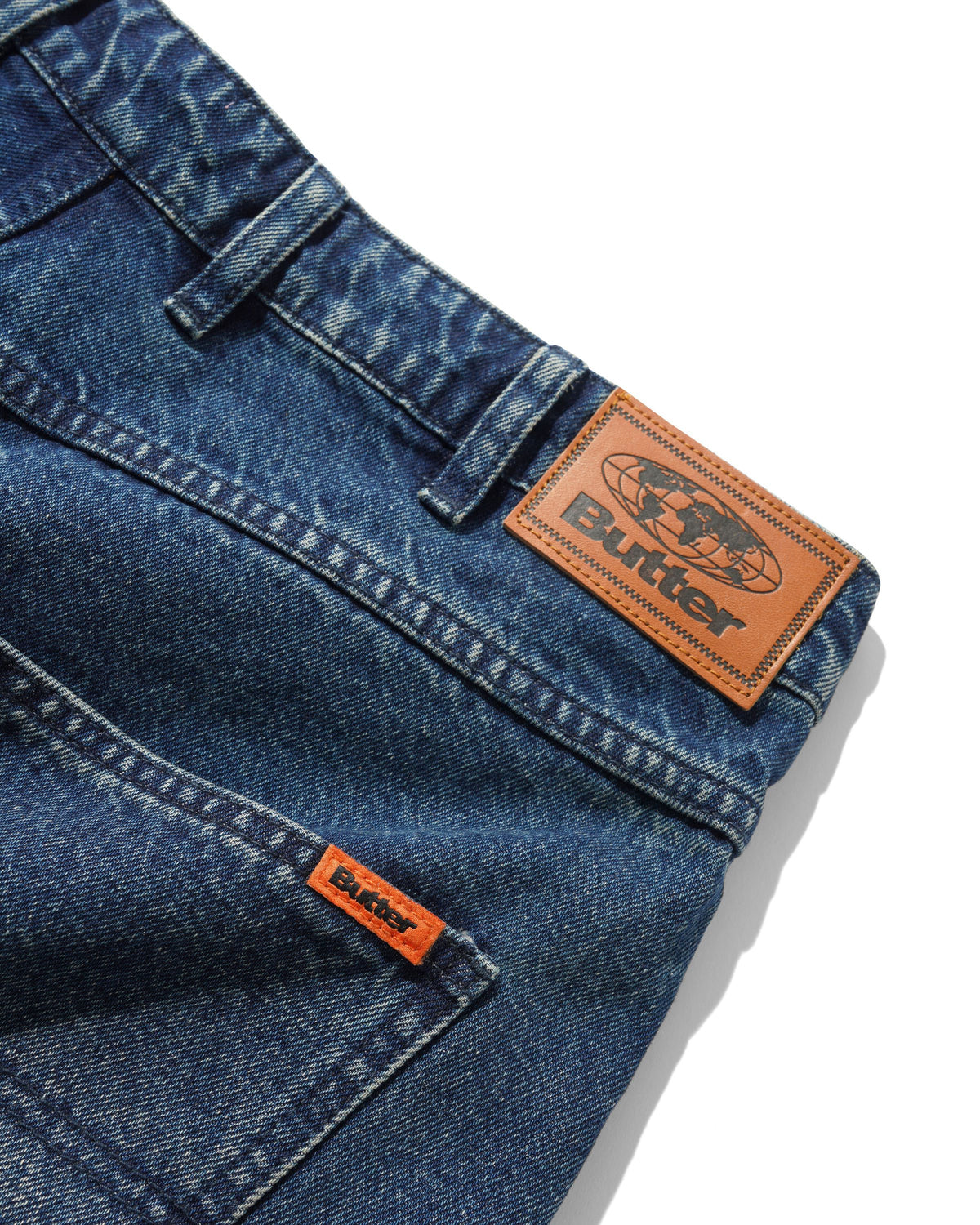 Baggy Denim Shorts, Vintage Indigo Wash