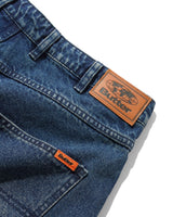 Baggy Denim Shorts, Vintage Indigo Wash