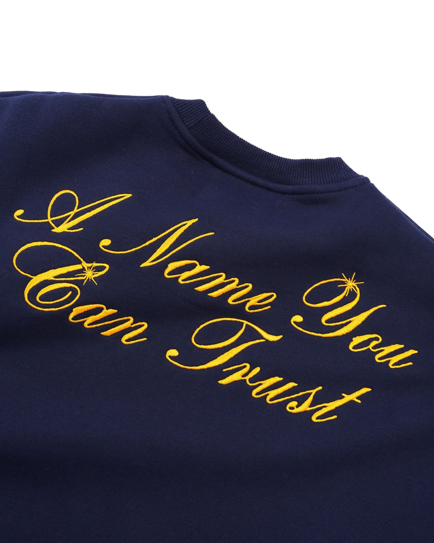 Bank Crewneck, Deep Navy