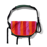 Barney, Pink Orange / Red Stripes