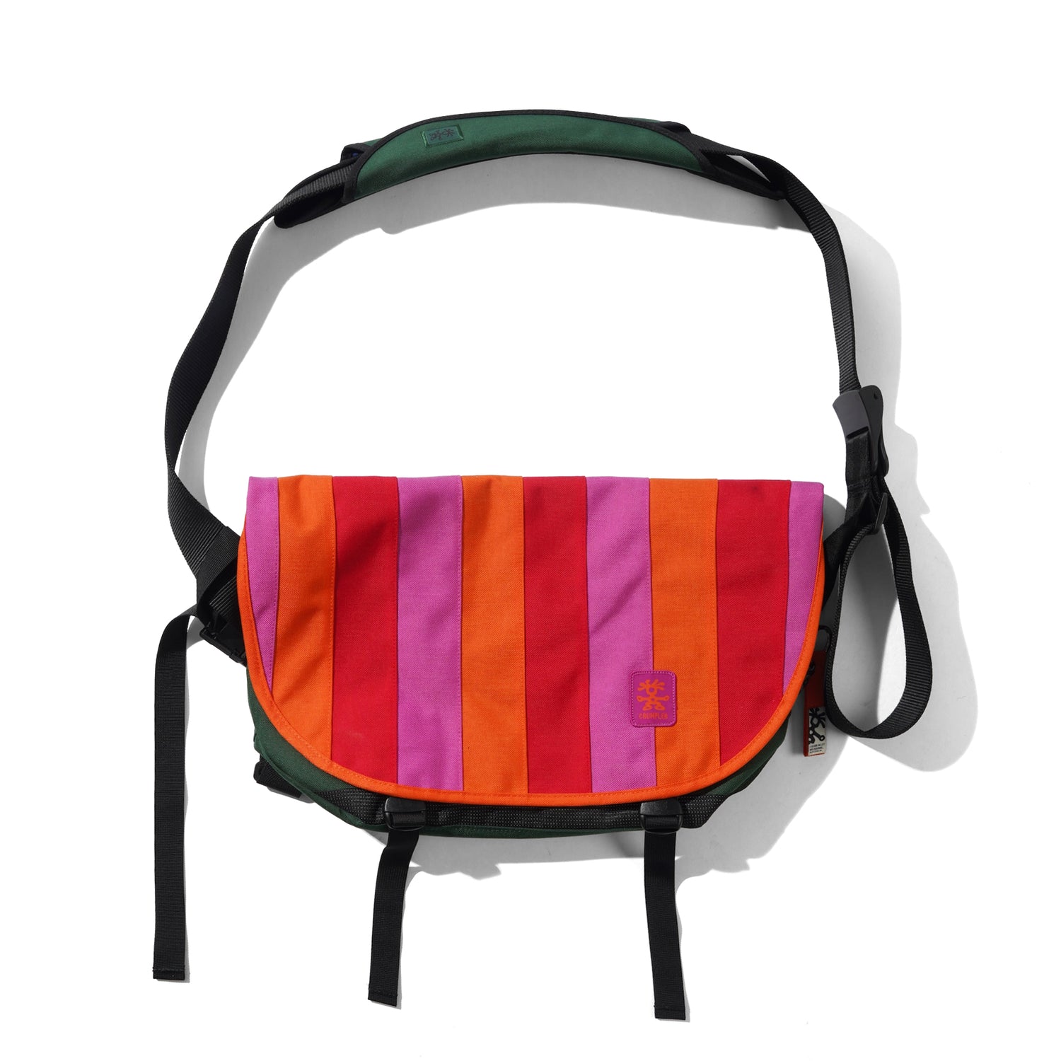 Barney, Pink Orange / Red Stripes