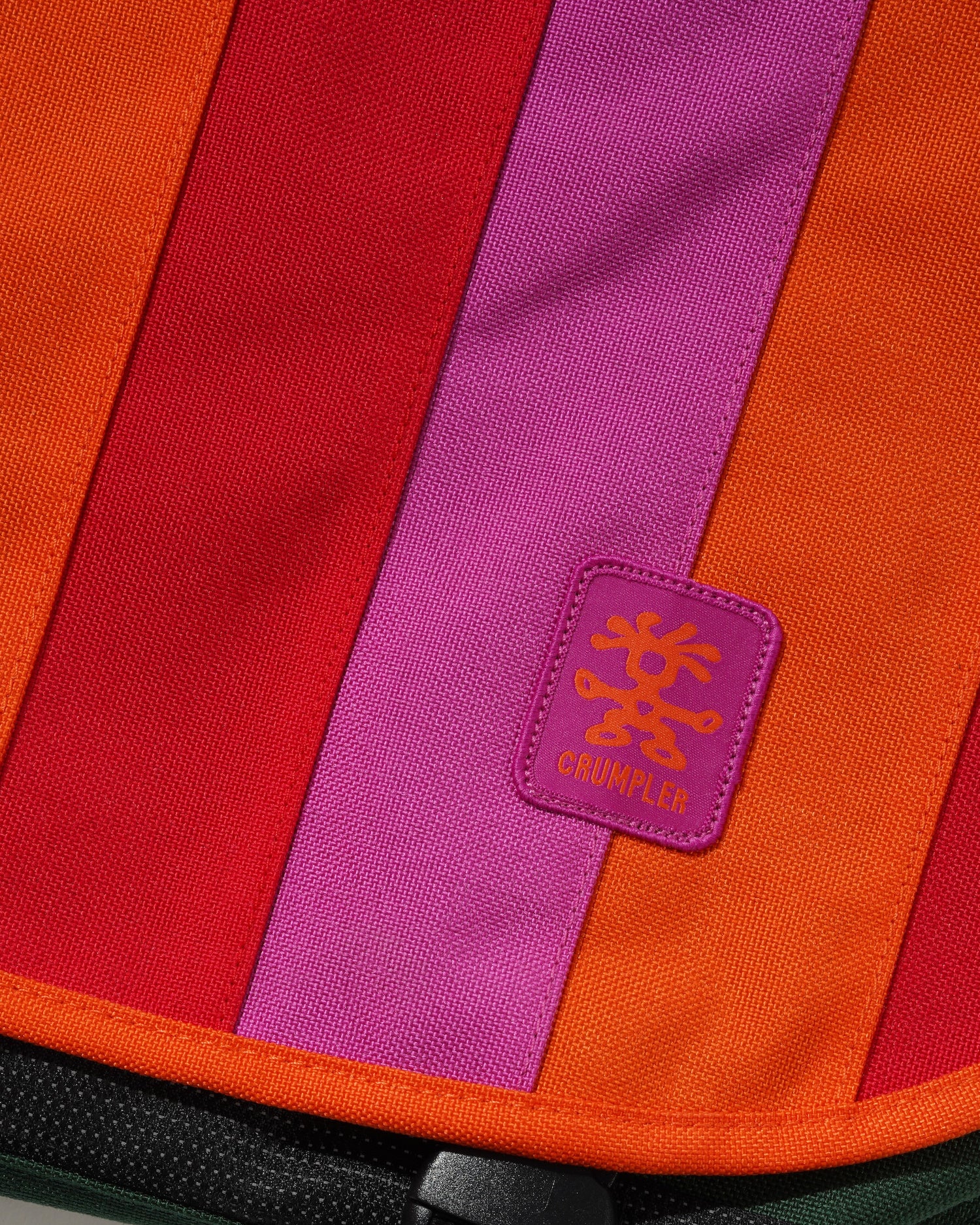 Barney, Pink Orange / Red Stripes