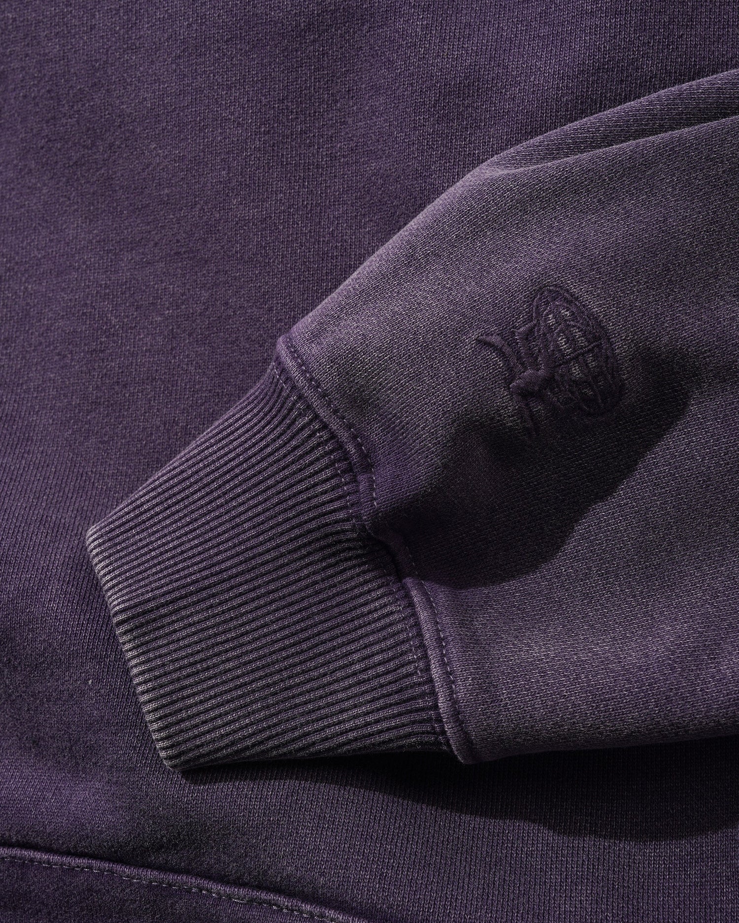 Basic Pullover Hood, Washed Mulberry
