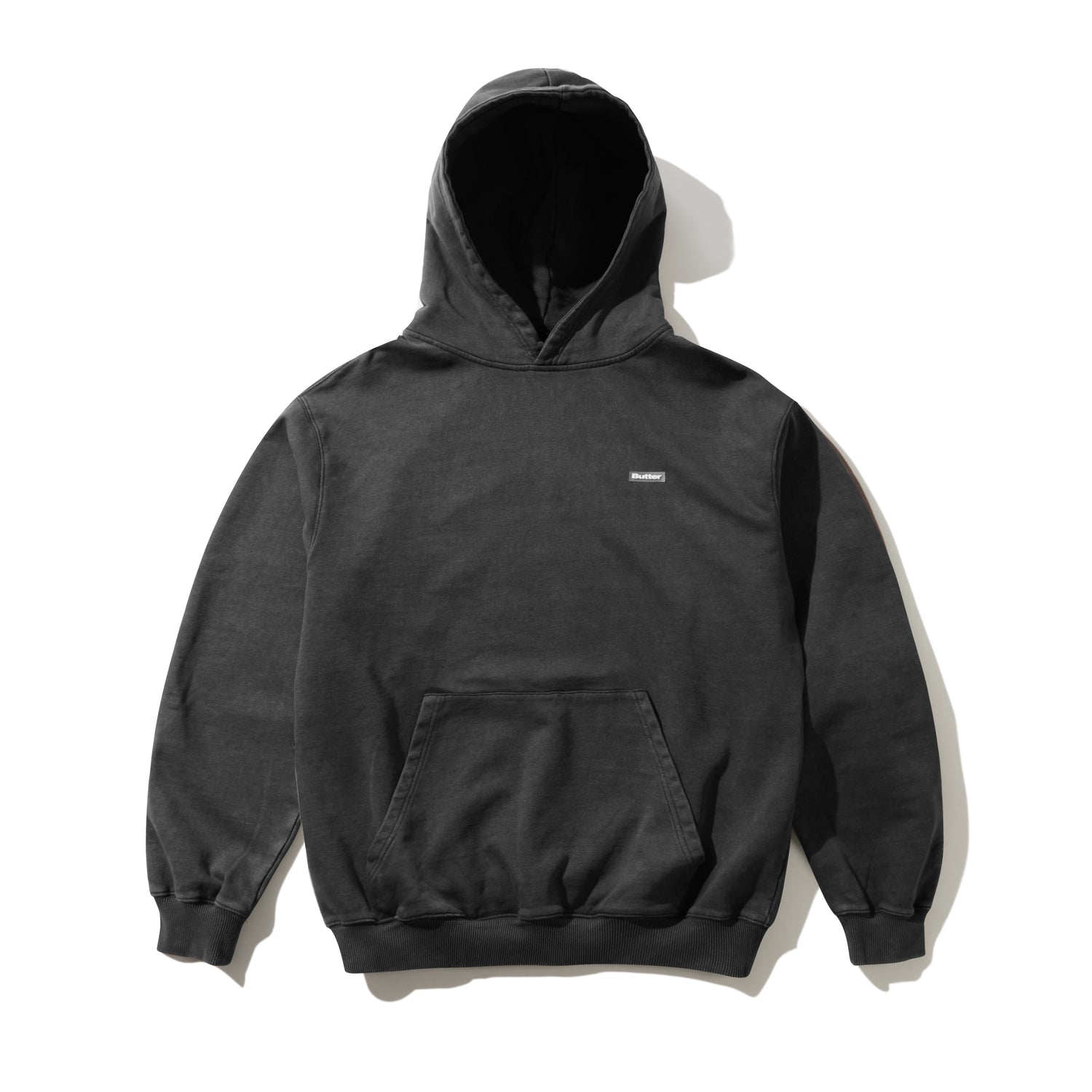Basic Pullover Hood, Washed Black