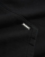 Basic Pullover Hood, Washed Black