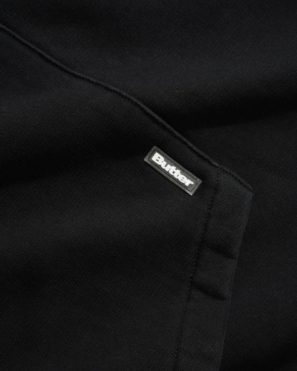 Butter Goods Basic Pullover Hood, Washed Black