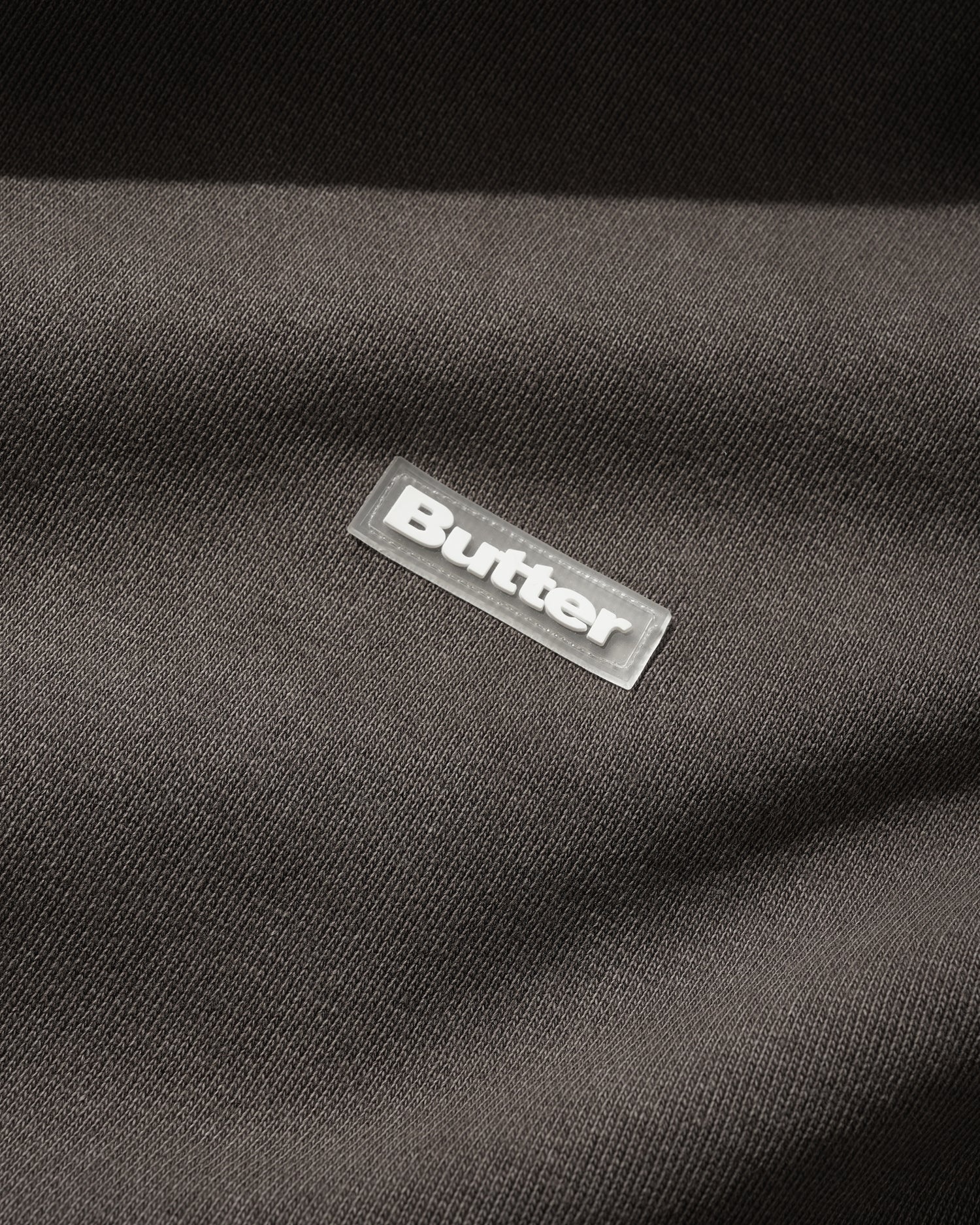 Basic Pullover Hood, Washed Black