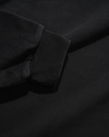 Basic Pullover Hood, Washed Black