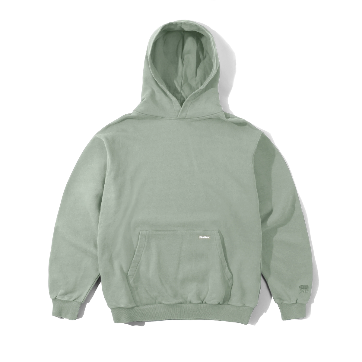 Basic Pullover Hood, Washed Dull Mint