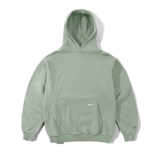 Basic Pullover Hood, Washed Dull Mint