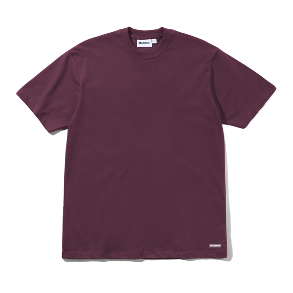 Butter Goods Basic Tee, Washed Plum