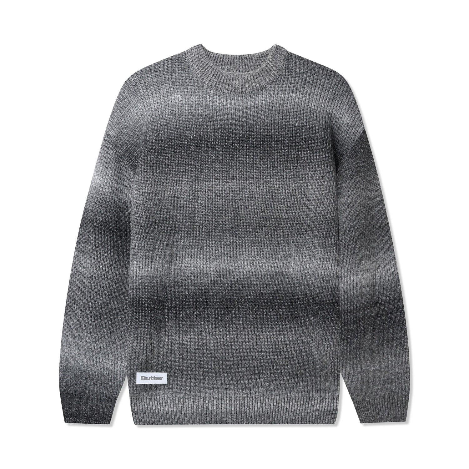 Beams Knit Sweater, Charcoal