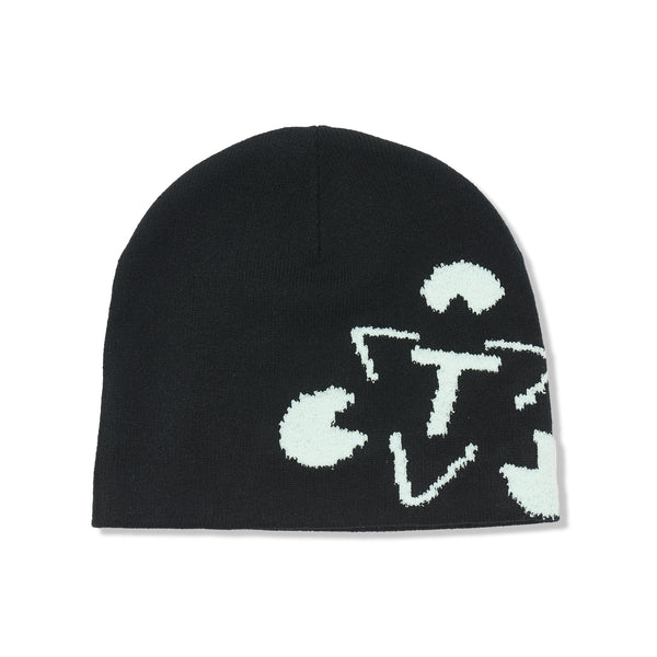 The Trilogy Tapes Cuff Beanie, Black / Blue