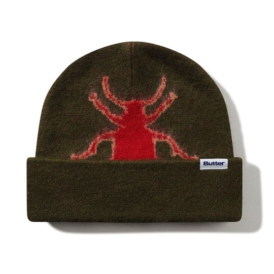 Beetle Mohair Beanie, Green