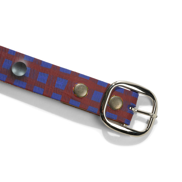 Lo-Fi Henry Johnson / Lo-Fi Painted Belt, Burgundy / Blue