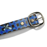 Henry Johnson / Lo-Fi Painted Belt, Black / Blue
