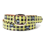 Henry Johnson / Lo-Fi Painted Belt, Black / Yellow