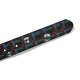 Henry Johnson / Lo-Fi Painted Belt, Black / Green & Red