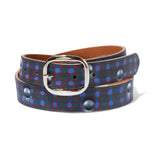 Henry Johnson / Lo-Fi Painted Belt, Turquoise / Purple & Red