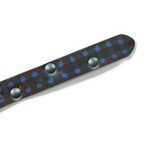 Henry Johnson / Lo-Fi Painted Belt, Turquoise / Purple & Red