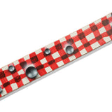 Henry Johnson / Lo-Fi Painted Belt, White / Red
