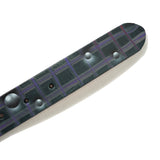 Henry Johnson / Lo-Fi Painted Belt, Green / Purple