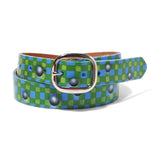 Henry Johnson / Lo-Fi Painted Belt, Blue / Green
