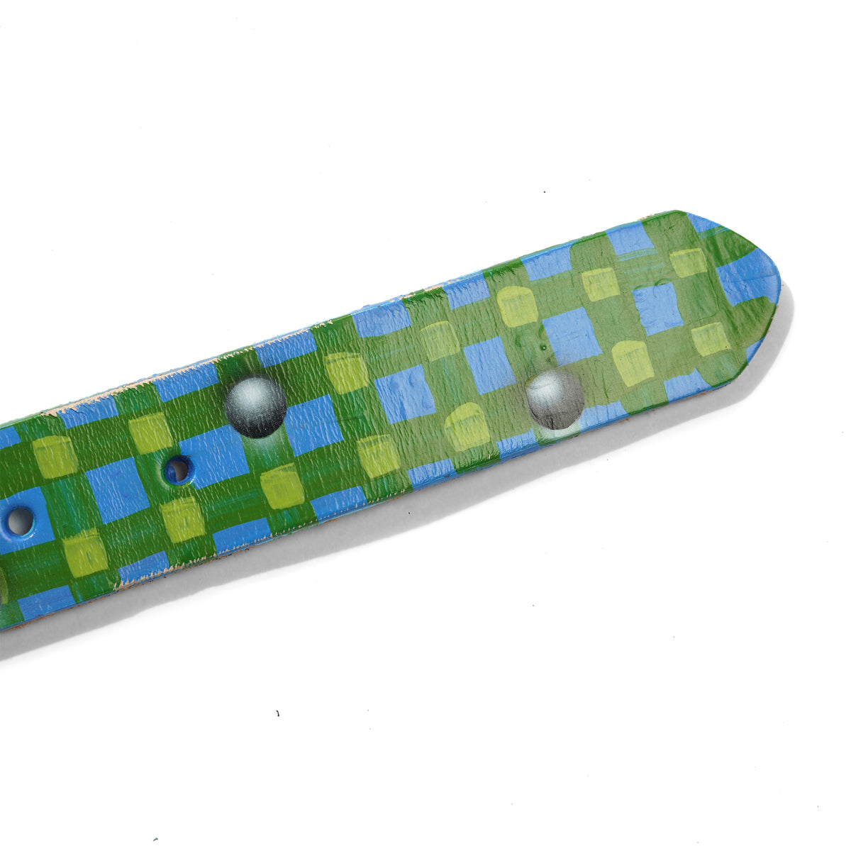 Henry Johnson / Lo-Fi Painted Belt, Blue / Green