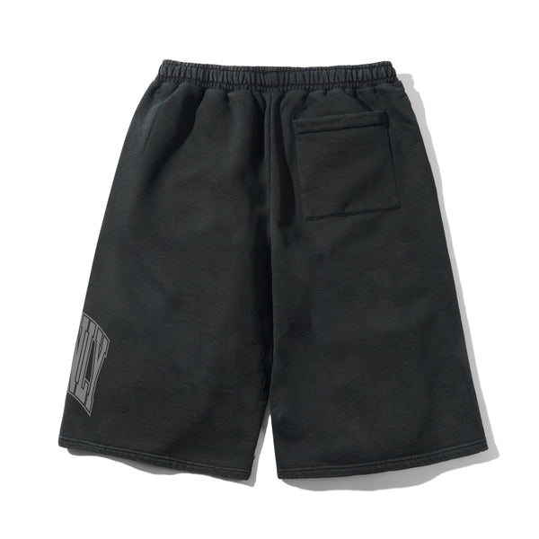Cash Only Bench Fleece Shorts, Black