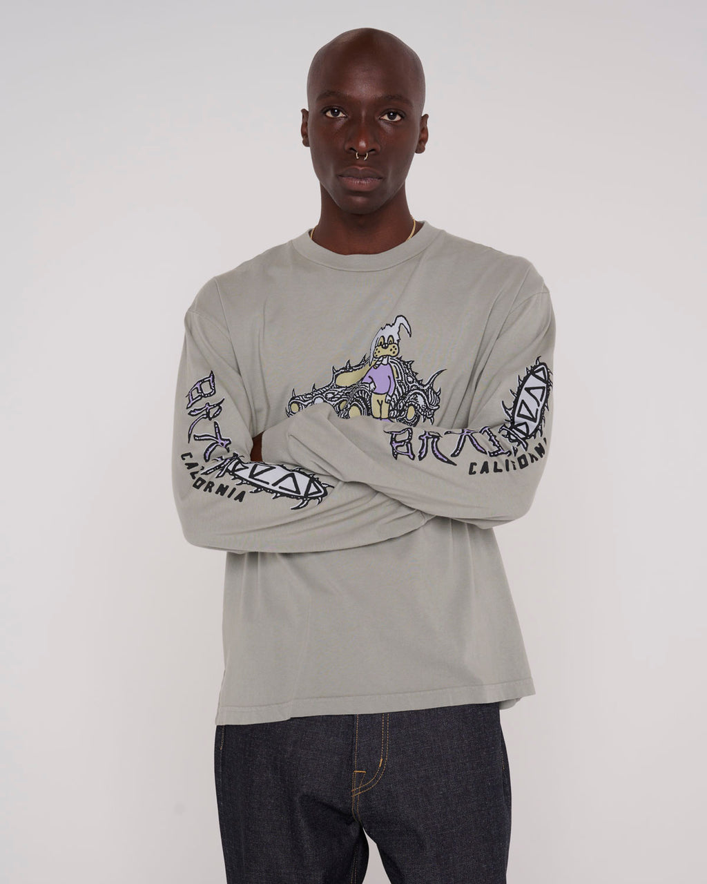 Bio Dog L/S Tee, Seagrass