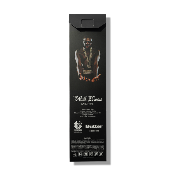 Butter Goods Black Moses Kuumba Incense, Black Rain