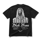Black Moses Tee, Washed Black