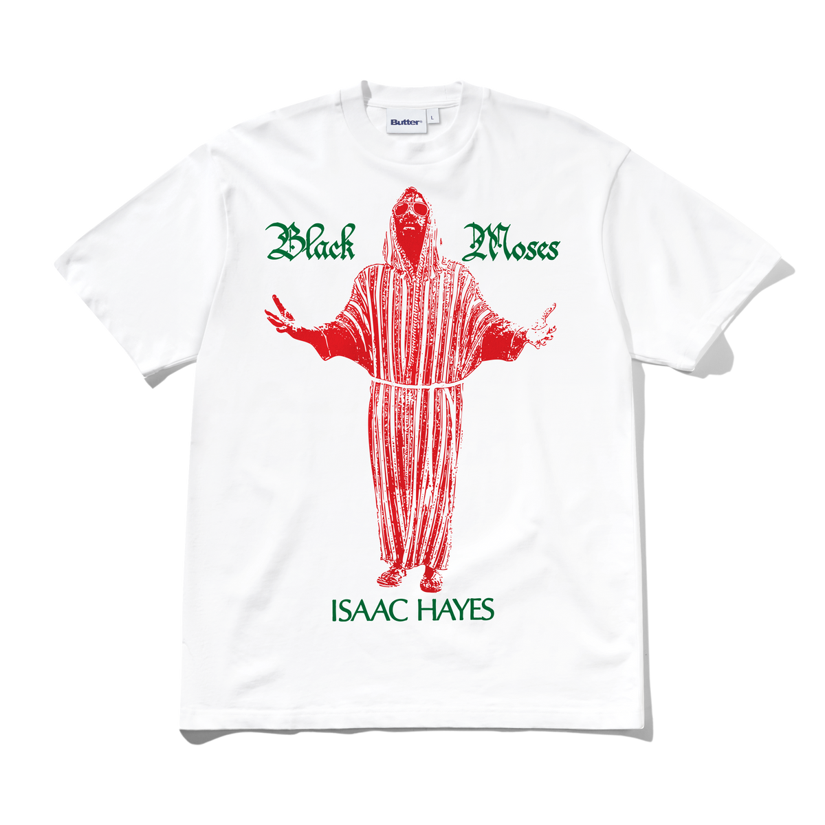 Black Moses Tee, White