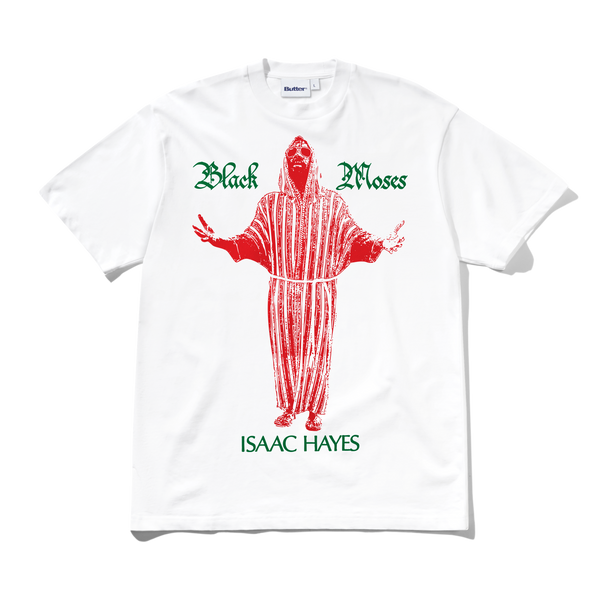 Butter Goods Black Moses Tee, White
