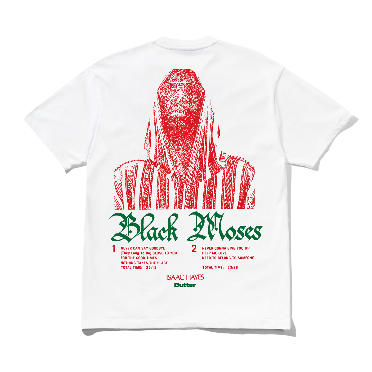 Black Moses Tee, White