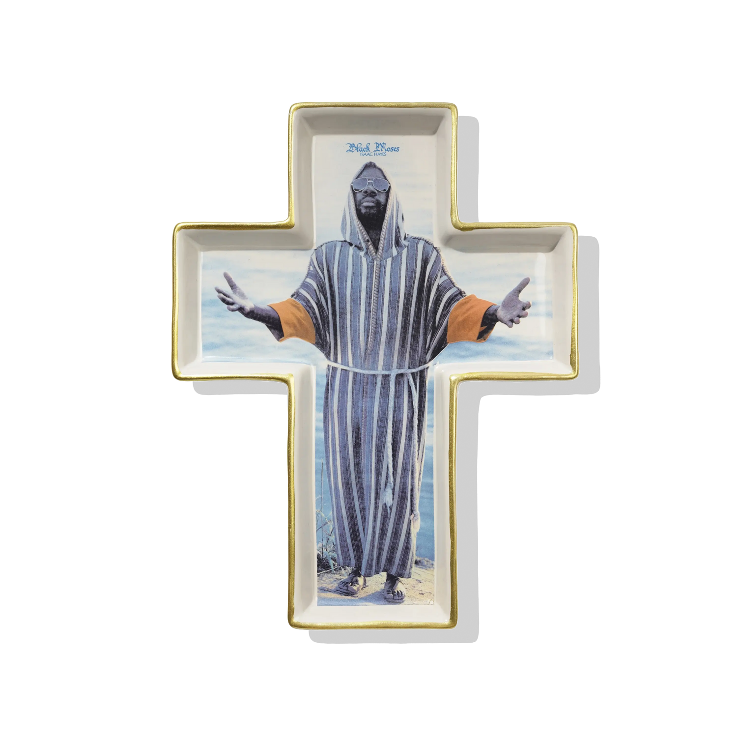 Black Moses Tray, White