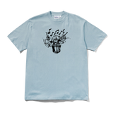 Blaring Tee, Grey Blue