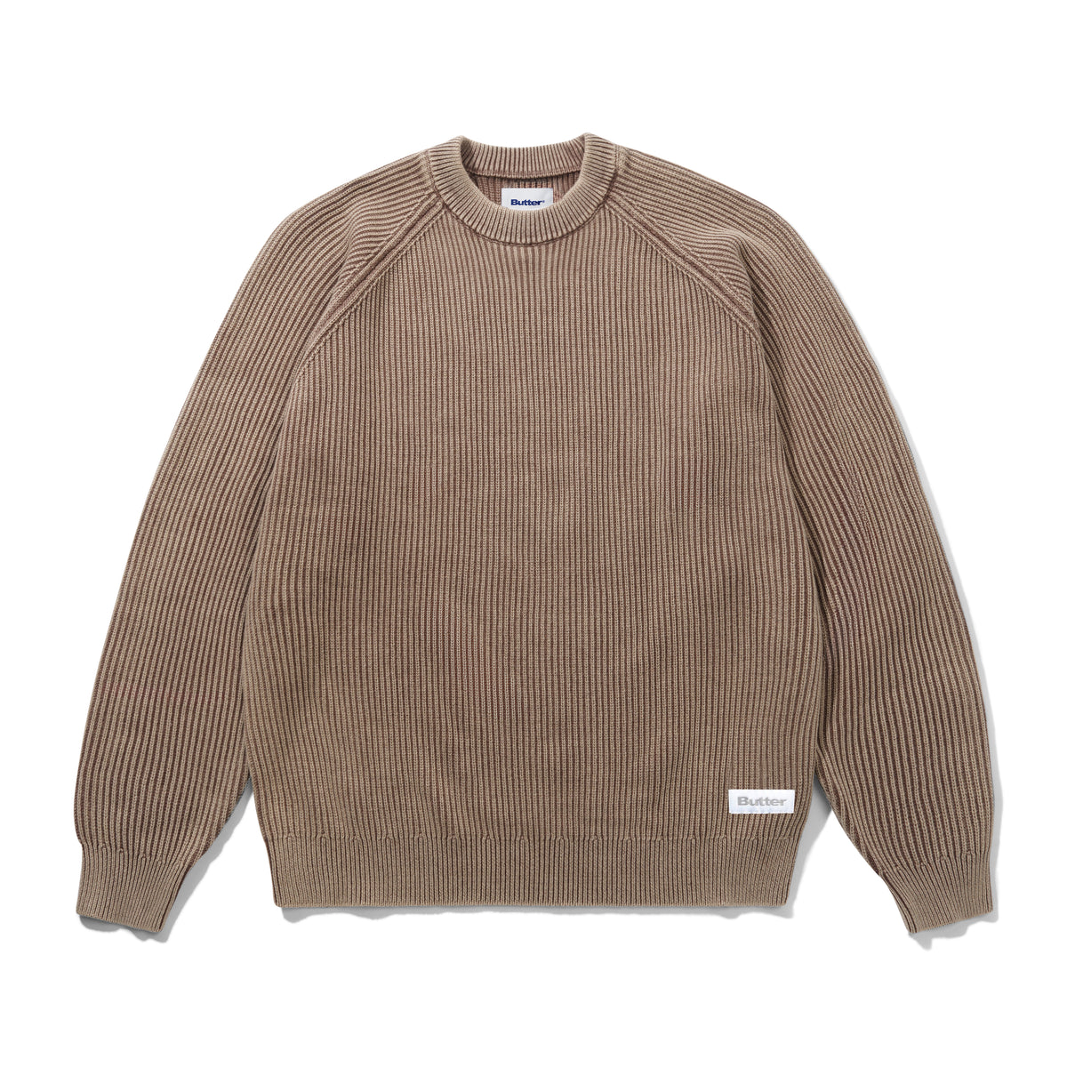 Bleach Knit Sweater, Brown