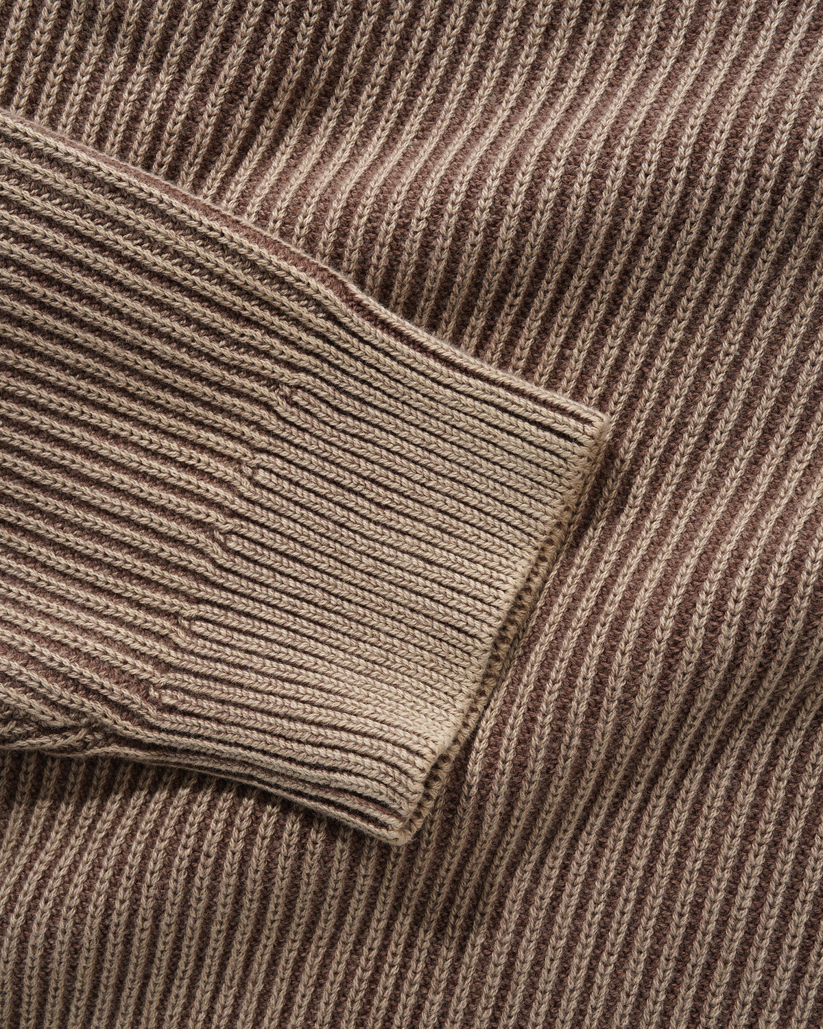 Bleach Knit Sweater, Brown