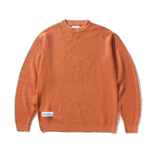 Bleach Knit Sweater, Coral