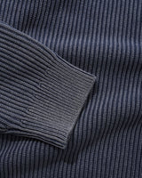 Bleach Knit Sweater, Navy