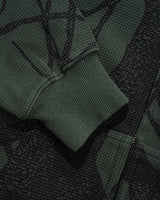 Bleach Waffle Zip-Thru Hood, Branch Camo
