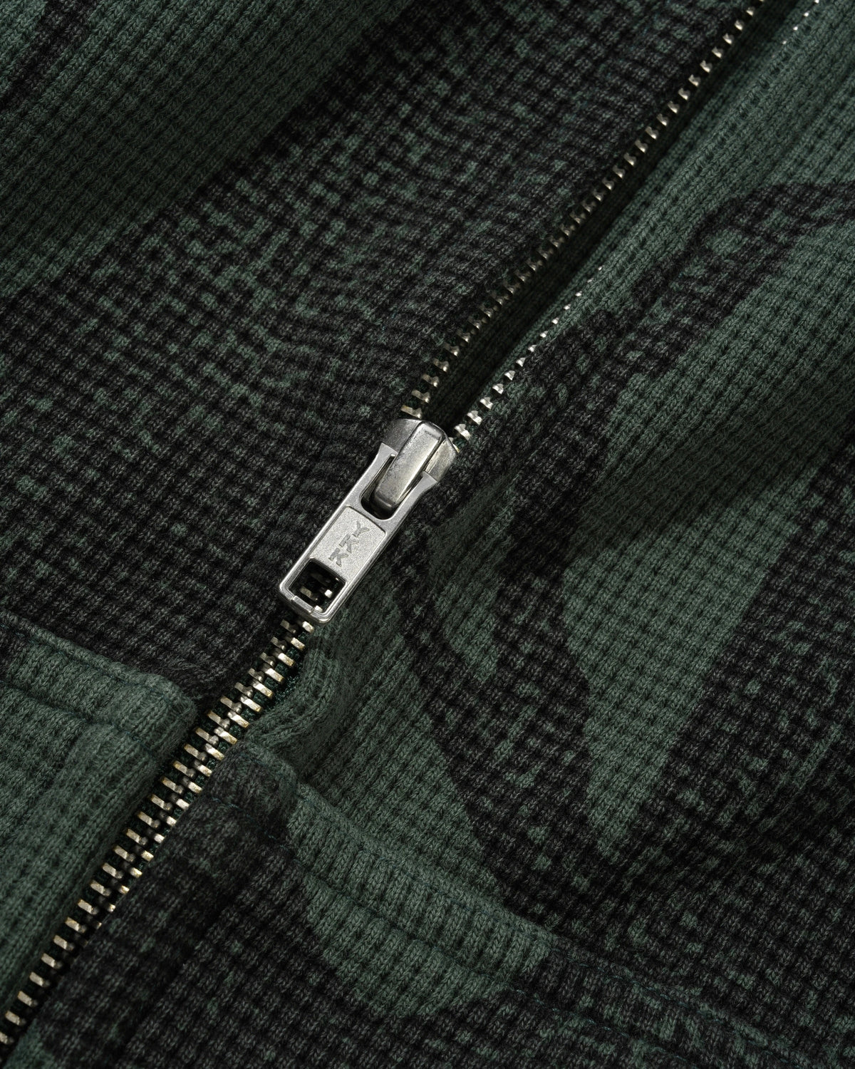 Bleach Waffle Zip-Thru Hood, Branch Camo