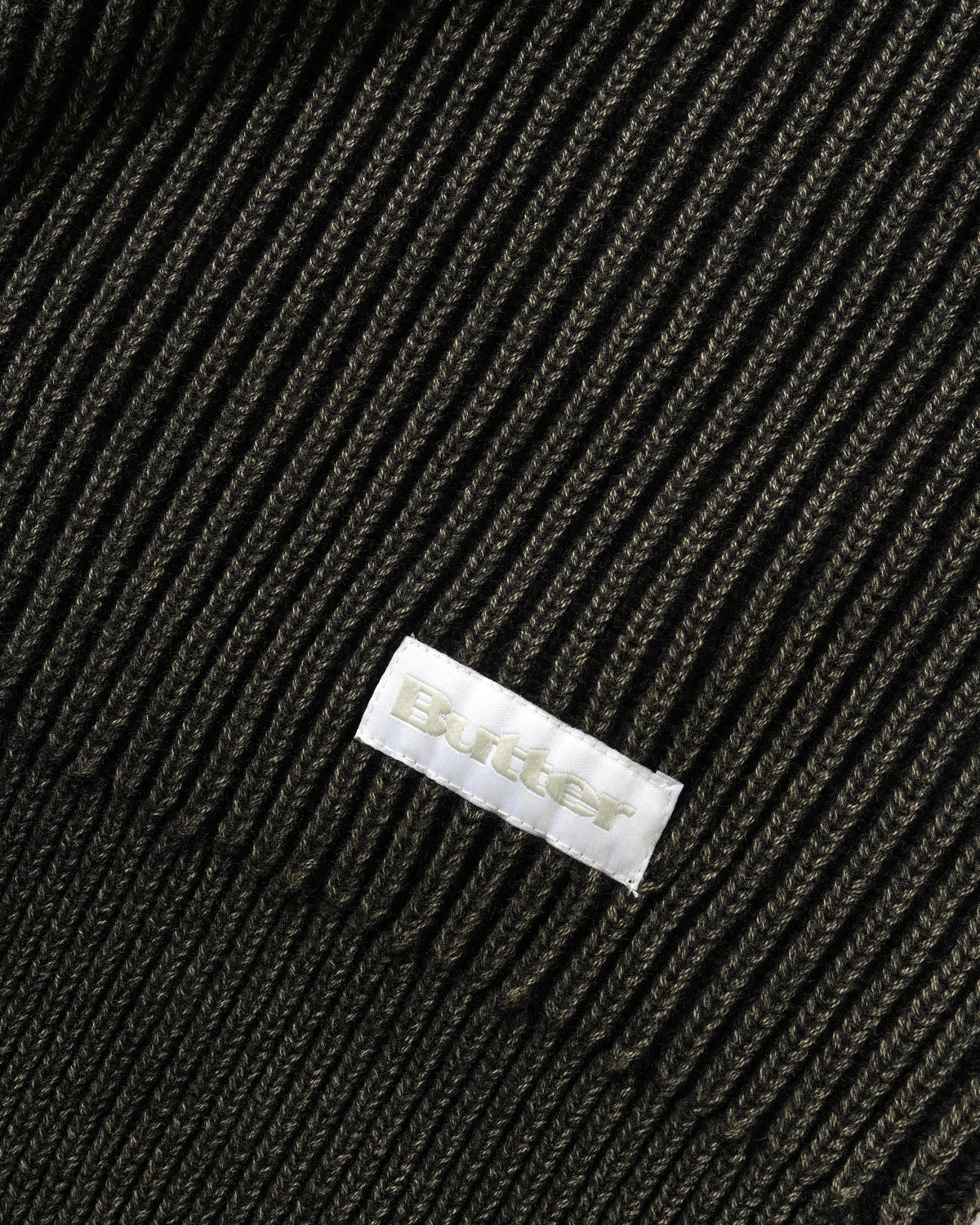 Bleach Zip-Thru Knit, Black