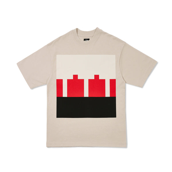 The Trilogy Tapes TTT Block Tee, Grey