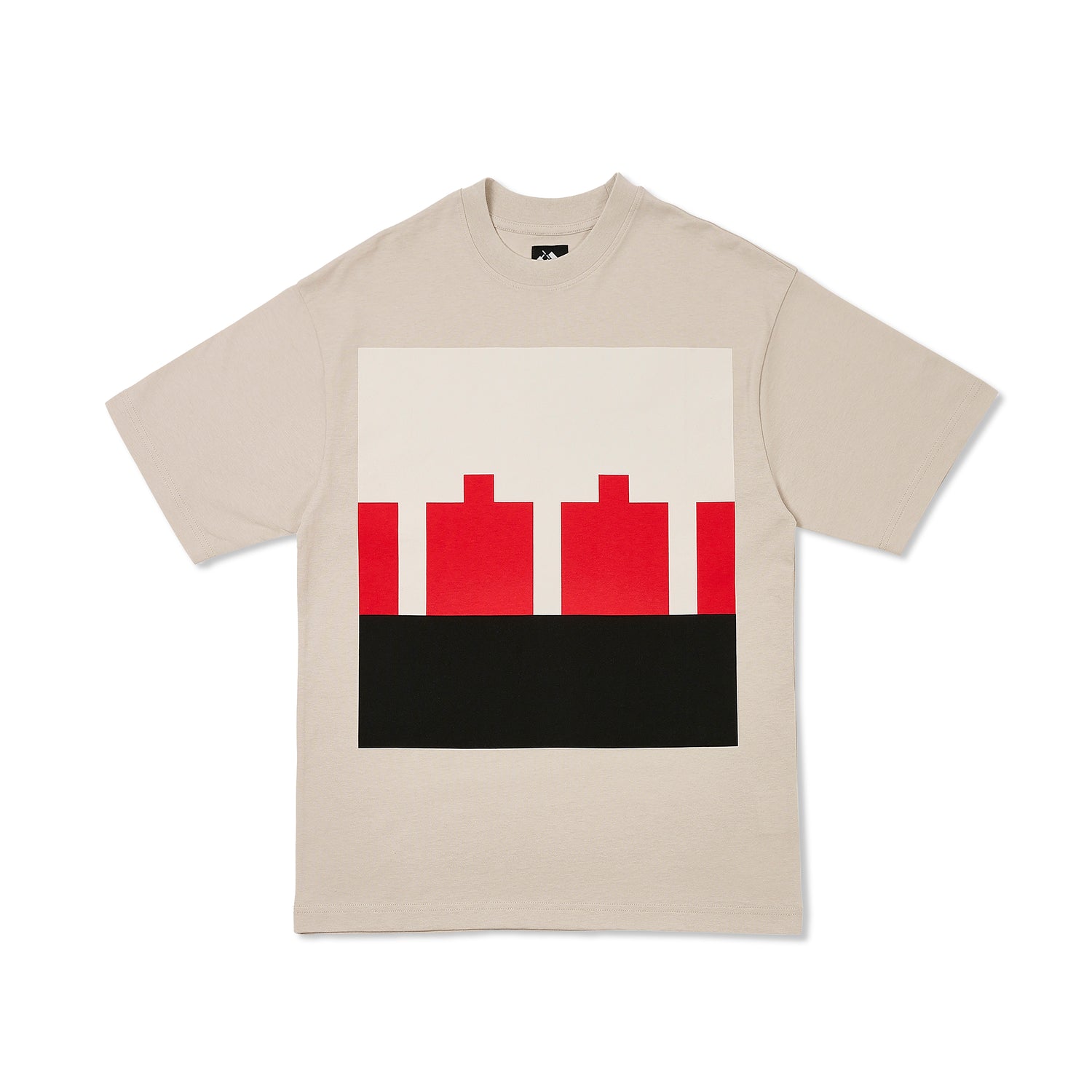 TTT Block Tee, Grey